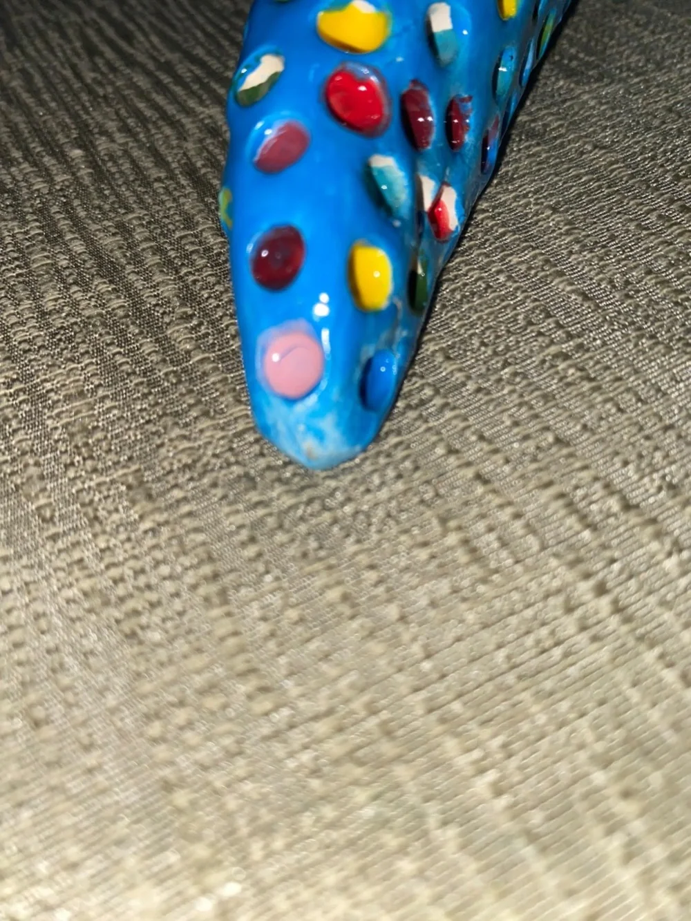 Ceramic Wall Pocket made by high school student New